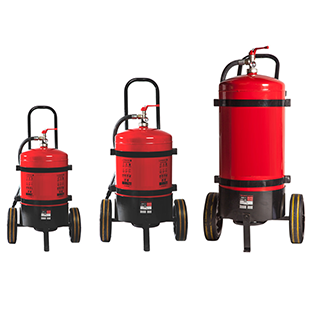 Wheeled Extinguisher Twin Agent 50+50